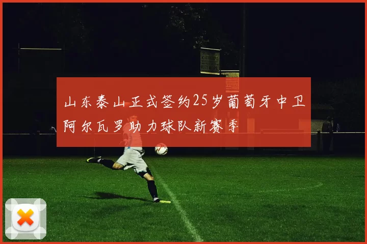 山东泰山正式签约25岁葡萄牙中卫阿尔瓦罗助力球队新赛季